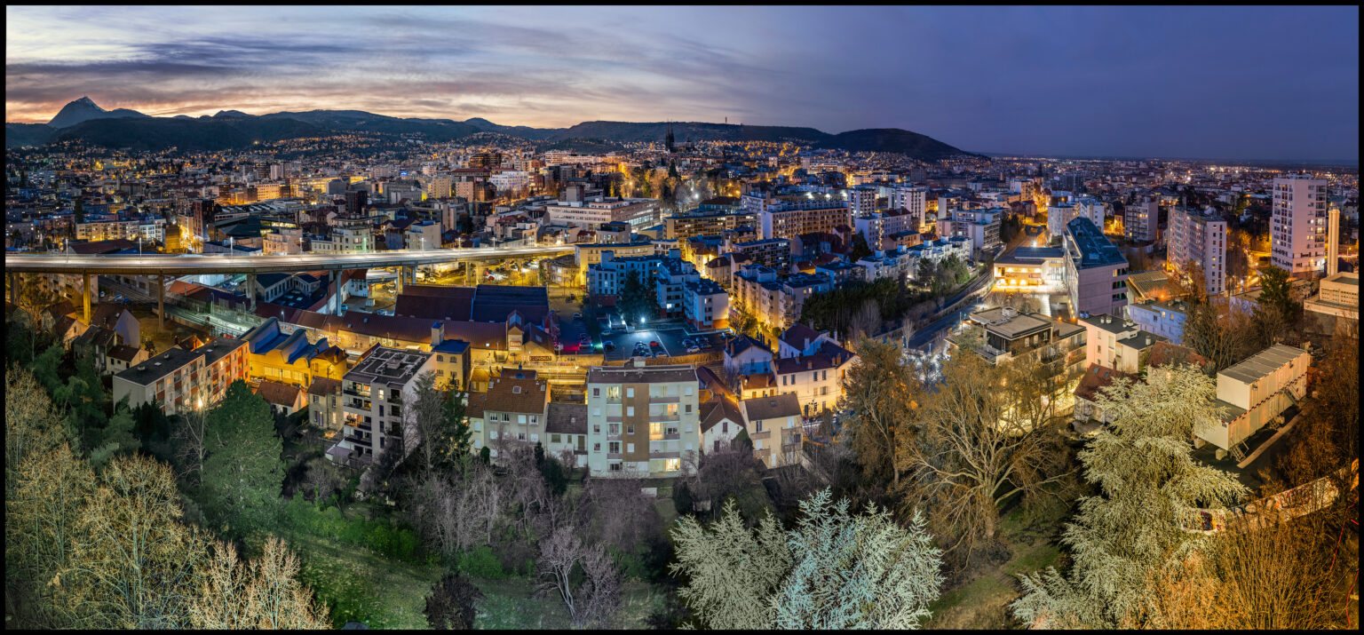 Panorama sur Clermont-Ferrand